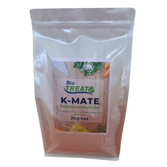 BIOTREAT K-MATE - Potassium Humate - Soluble Soil Conditioner - with Fulvates and Potassium